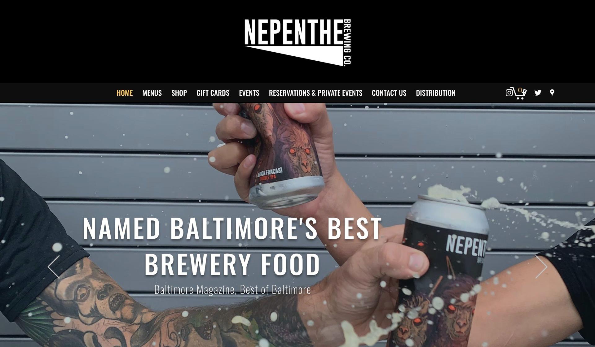 Nepenthe Brewing Co.-brewery websites