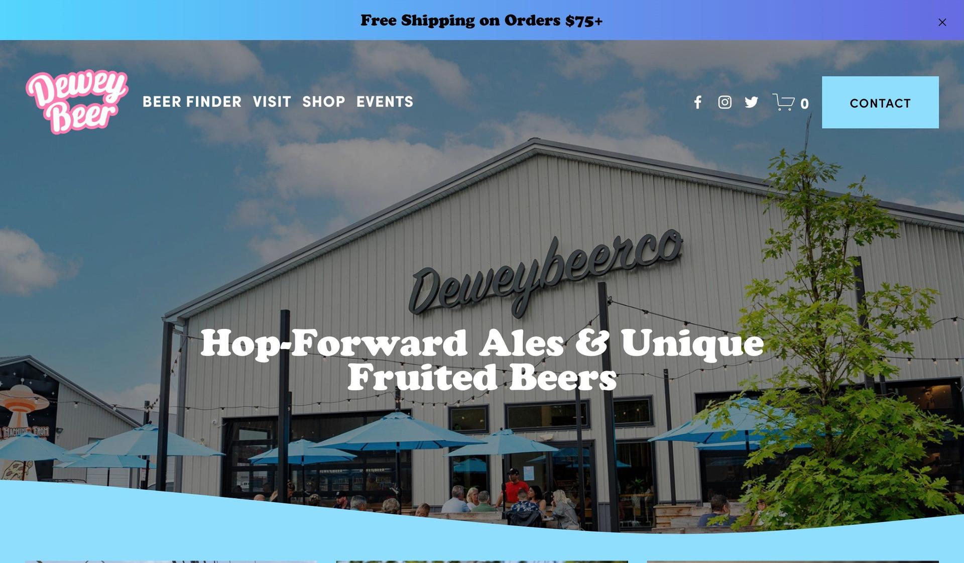Dewey Beer Co.-brewery websites