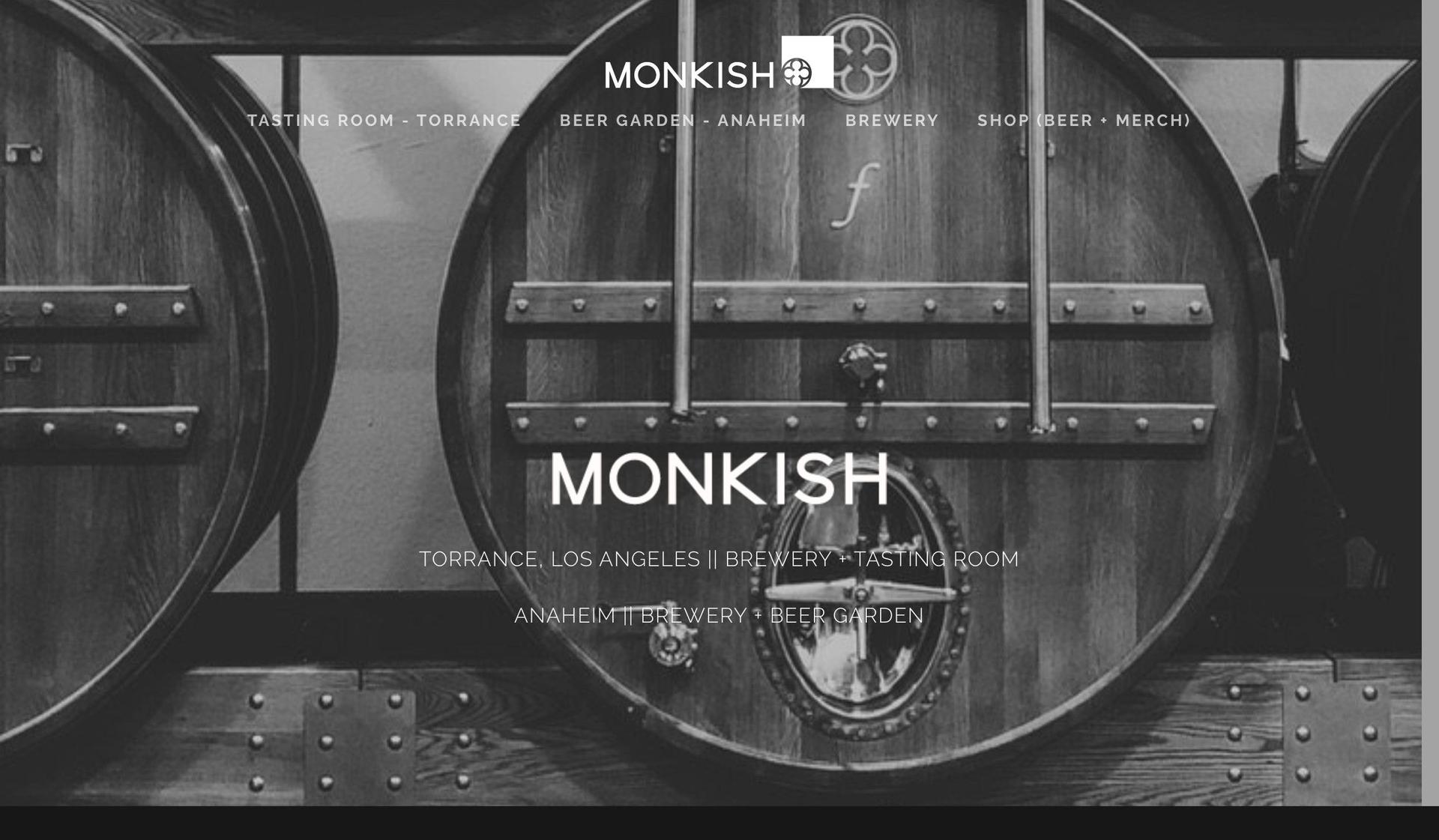 Monkish Brewing-brewery websites