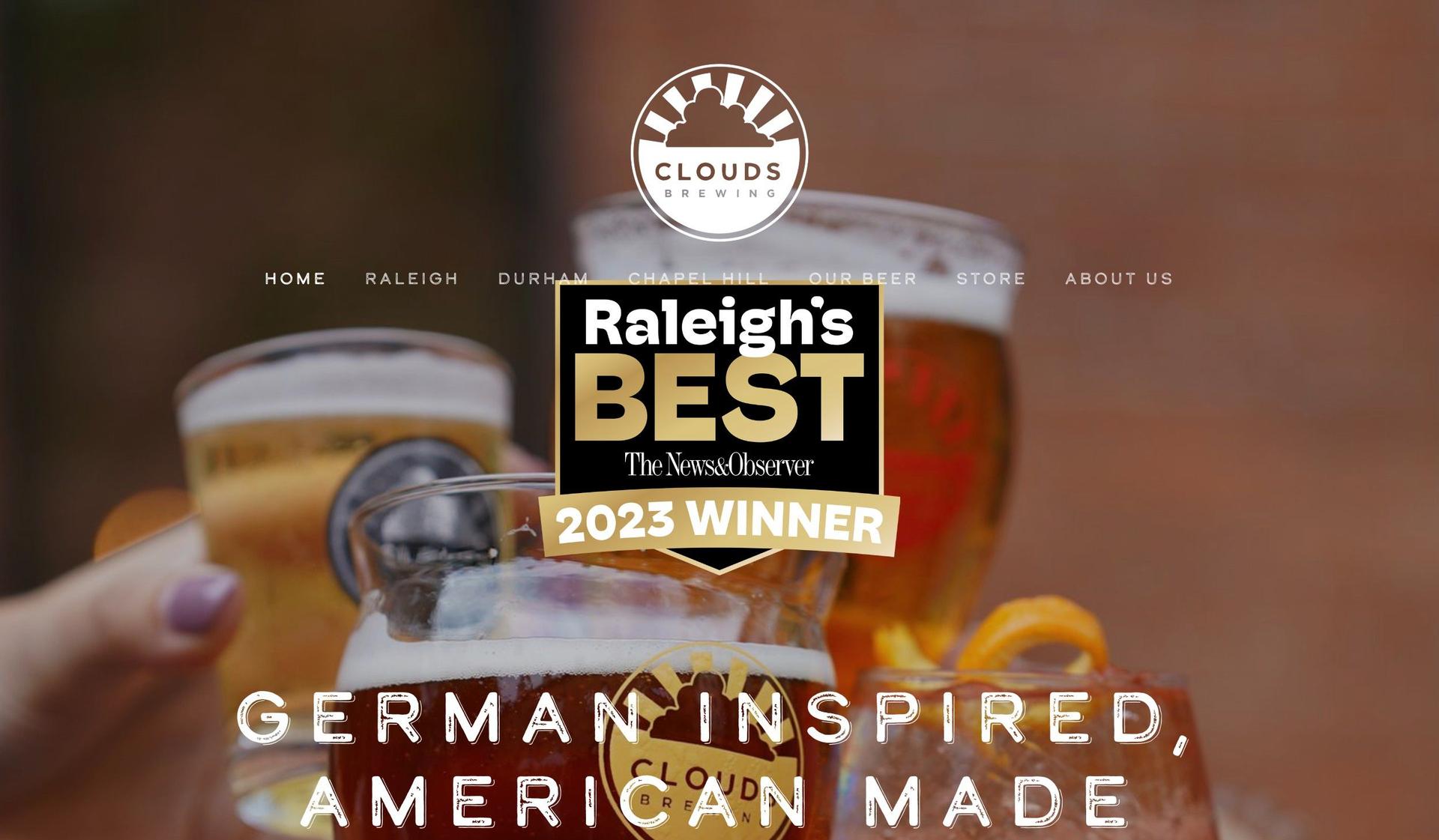Clouds Brewing-brewery websites