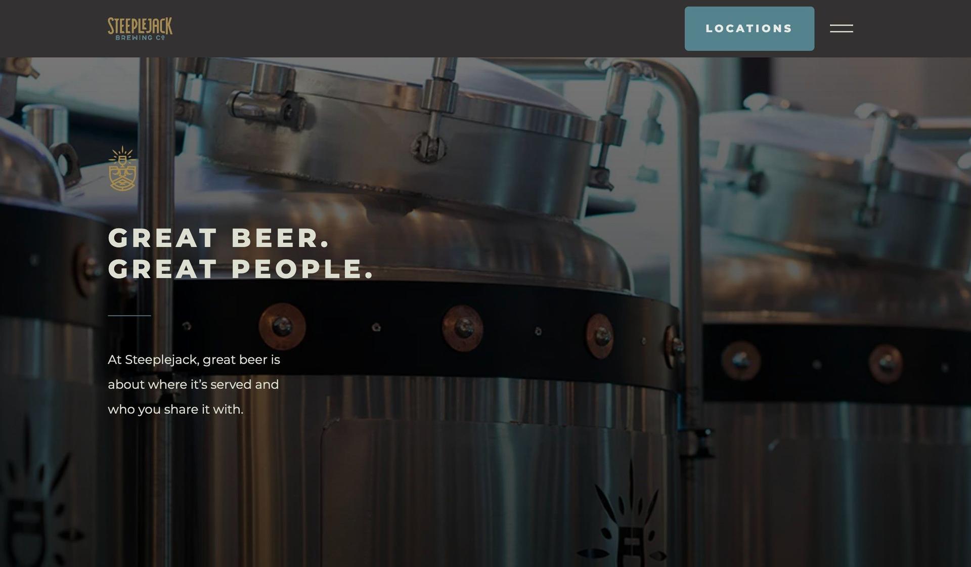 Steeplejack Beer-brewery websites