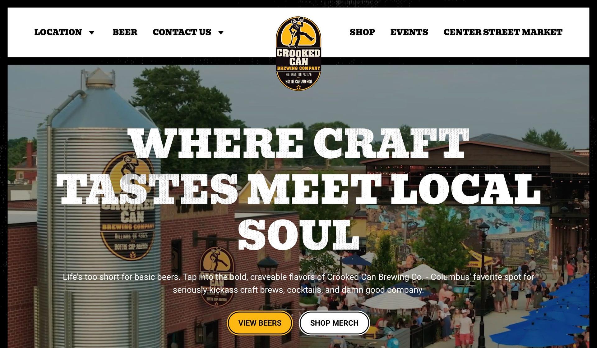 Crooked Can Ohio-brewery websites