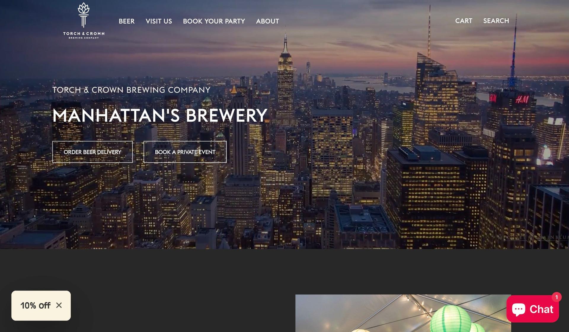 Torch & Crown-brewery websites