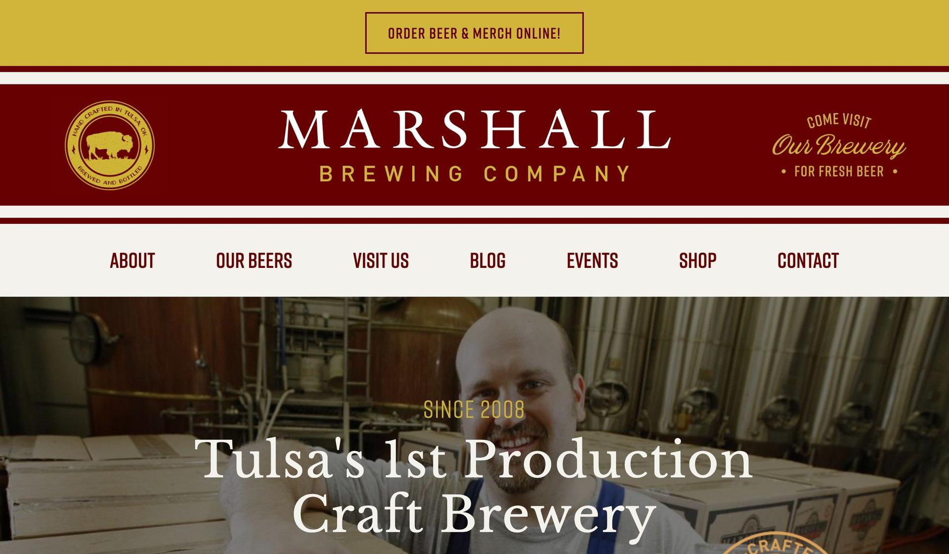 Marshall Brewing-brewery websites
