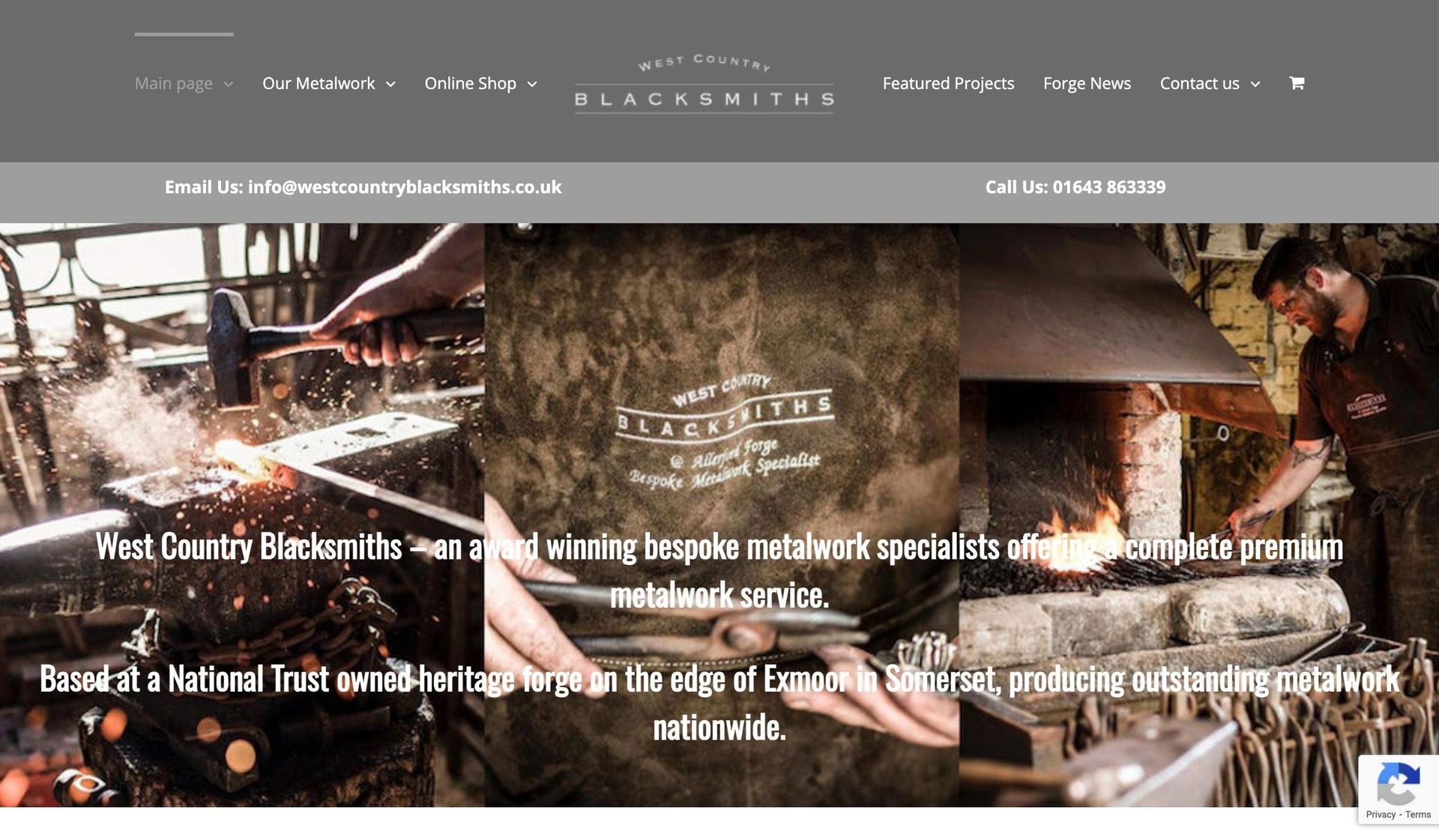 West Country Blacksmiths-blacksmith websites