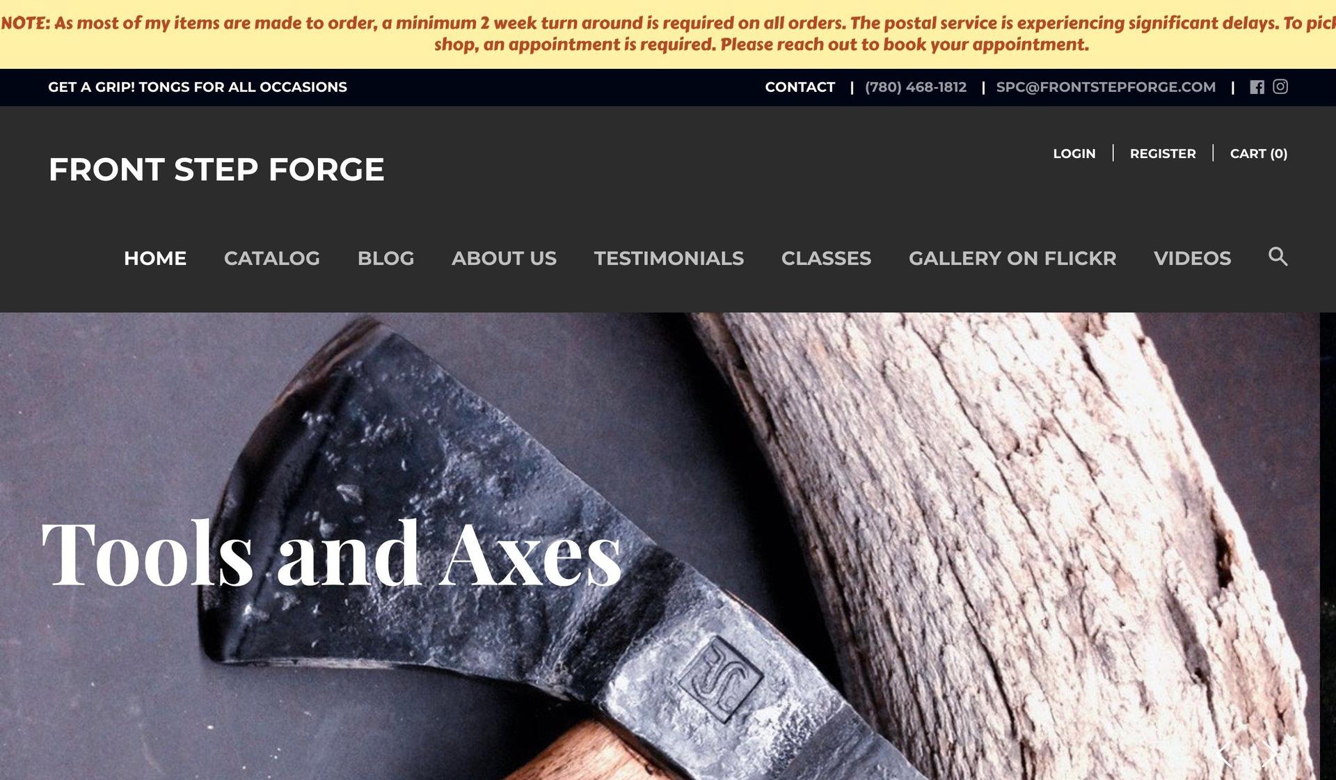 Front Step Forge-blacksmith websites