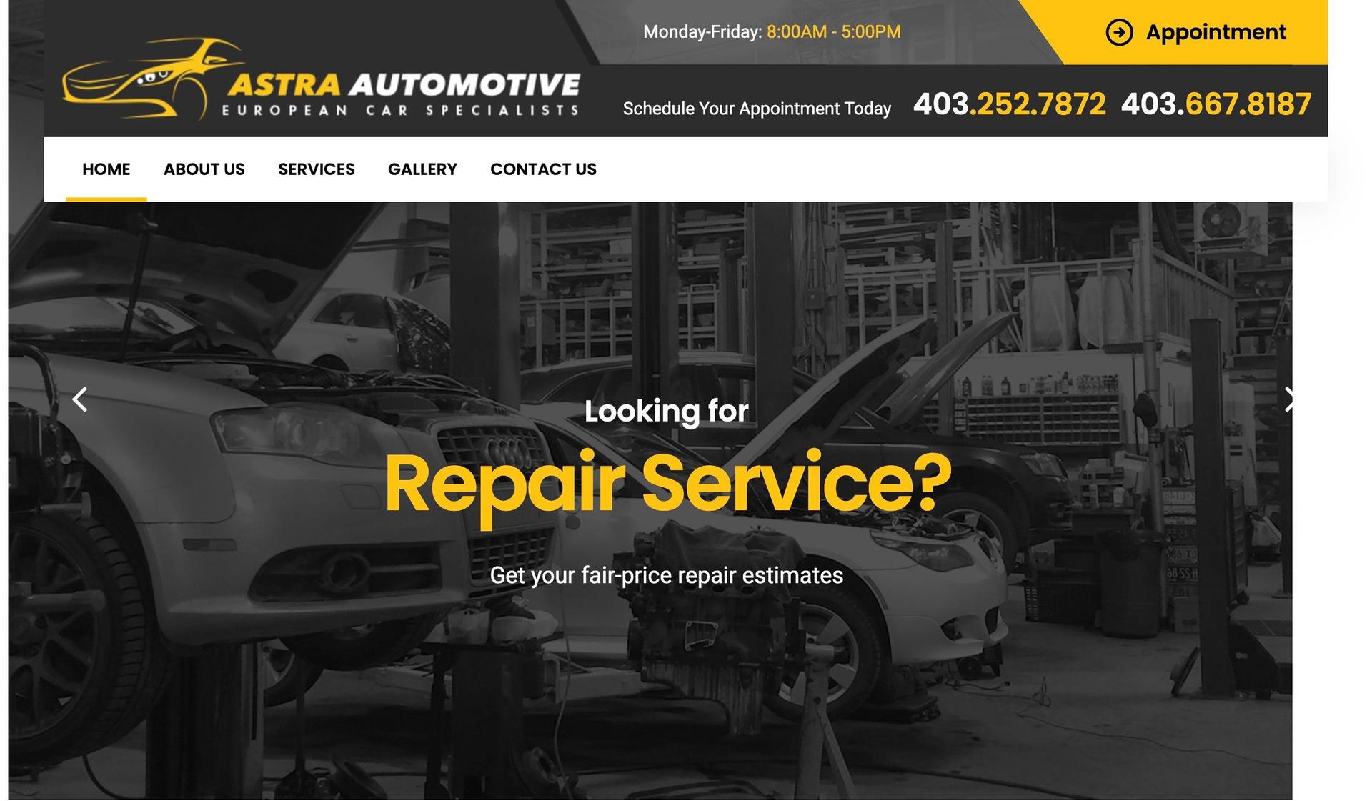 Astra Auto-auto repair websites