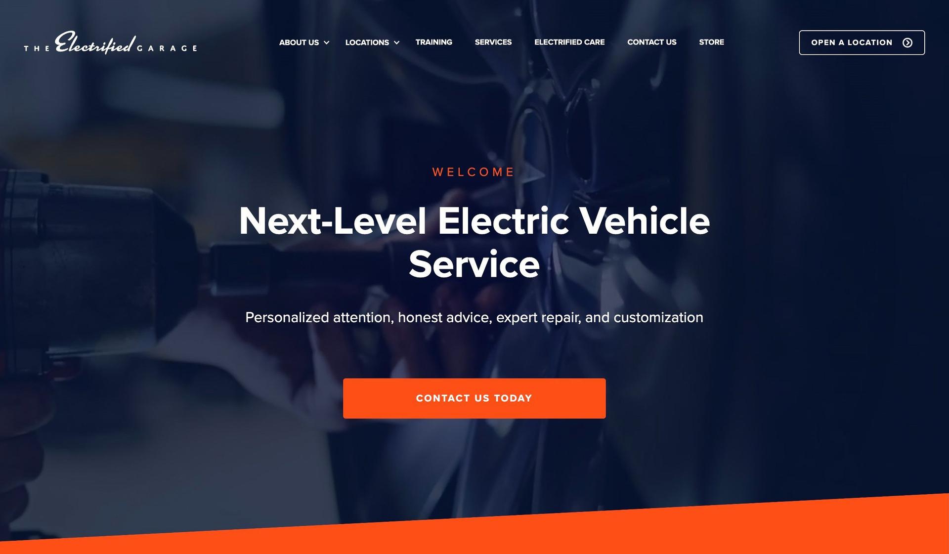 Electrified Garage-auto repair websites