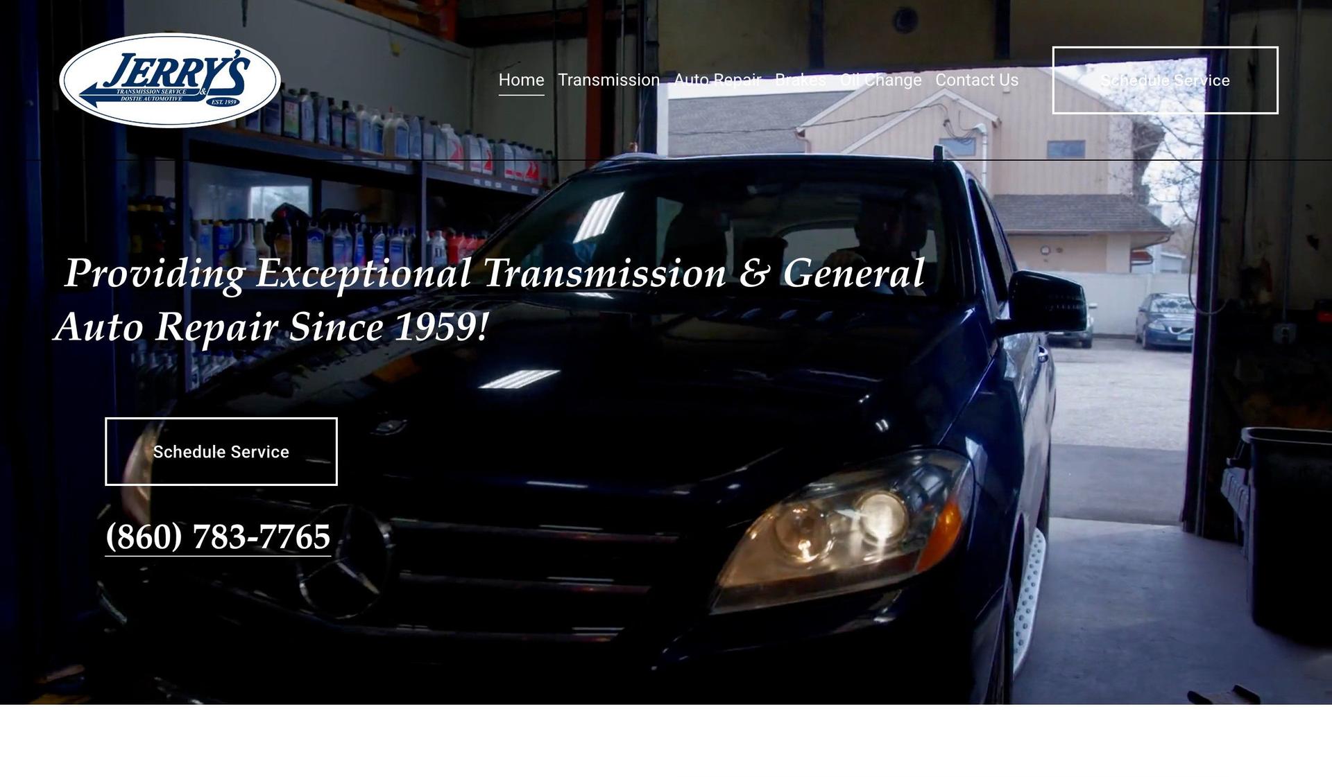 Jerry's Transmission-auto repair websites