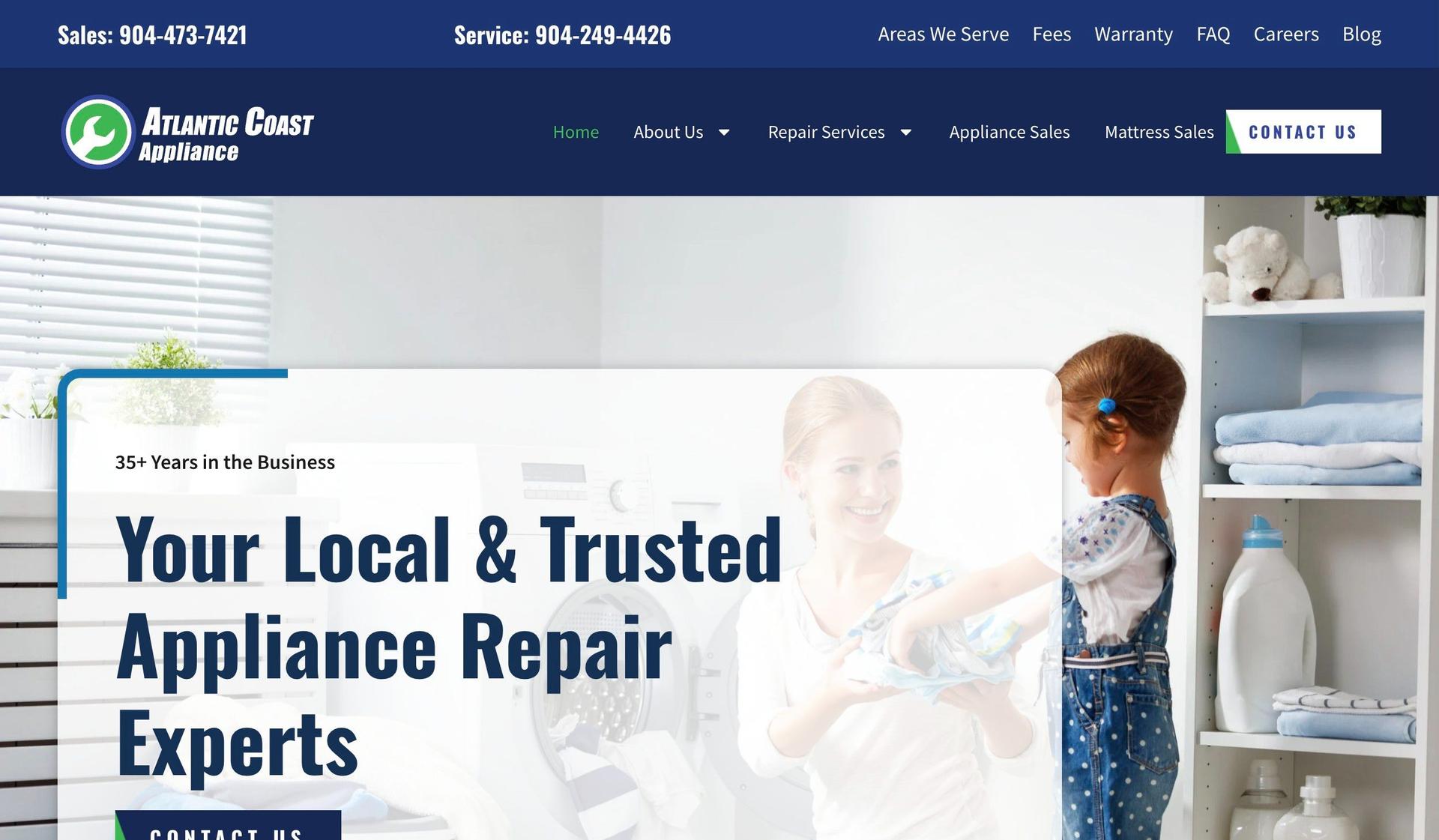 Atlantic Coast Appliance-appliance repair websites