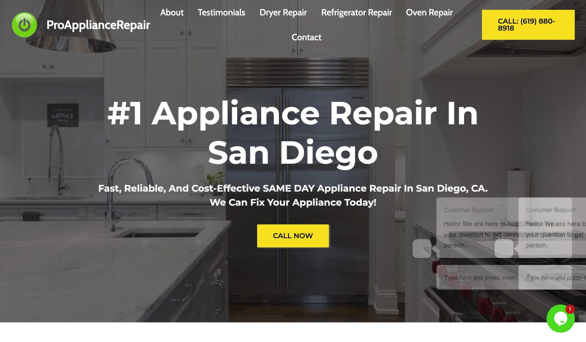 Pro Appliances-appliance repair websites
