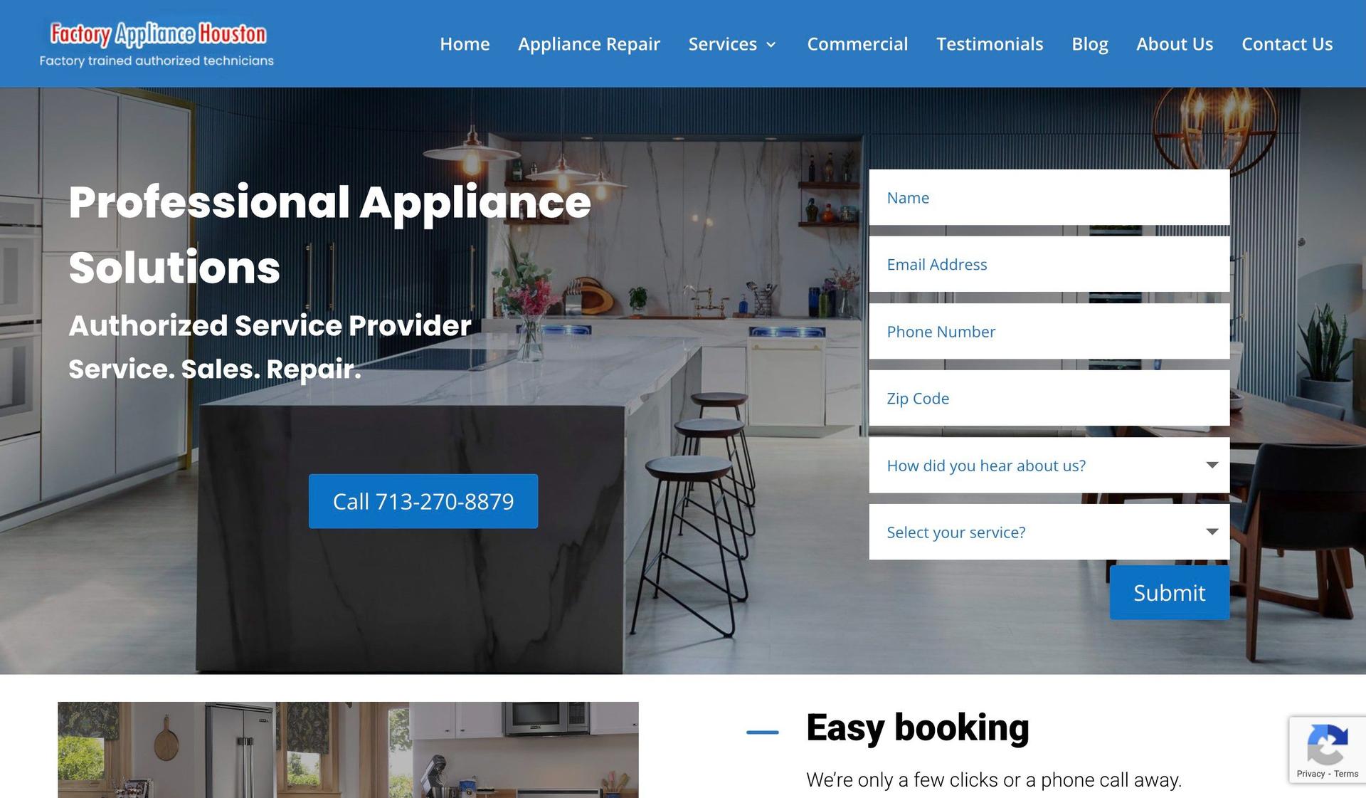 Factory Appliance Houston-appliance repair websites