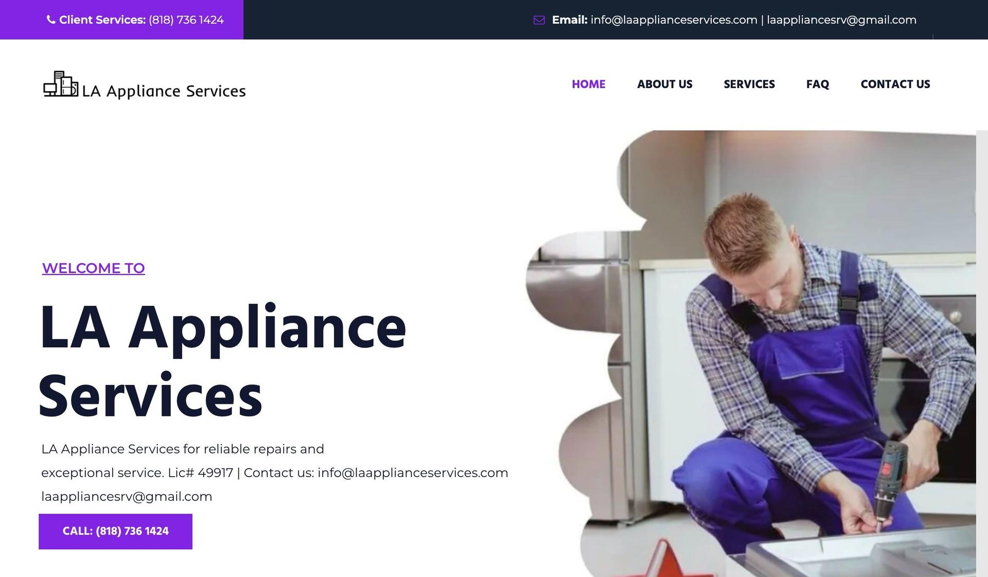 LA Appliance Services-appliance repair websites