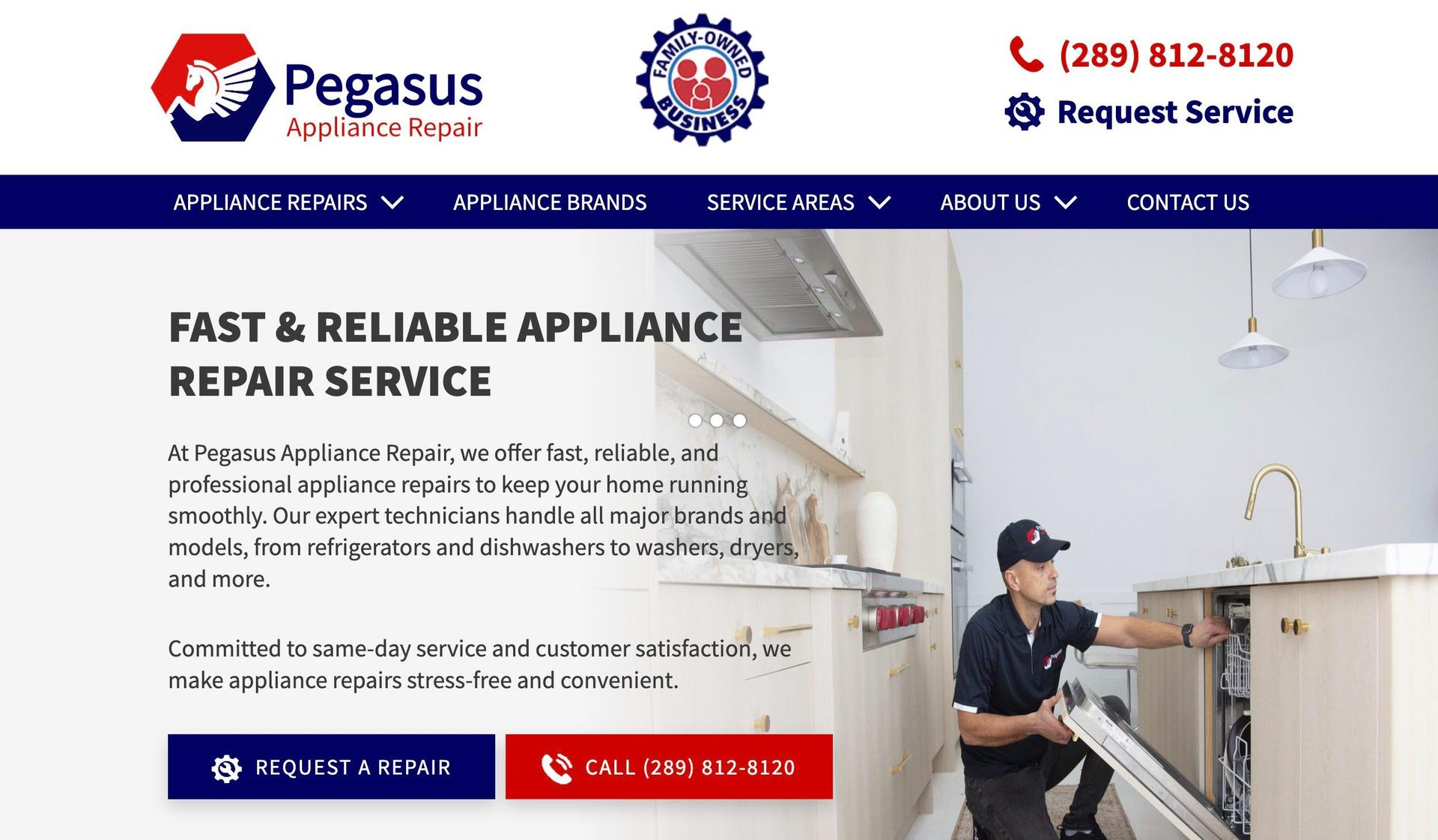 Pegasus Appliance Repair-appliance repair websites