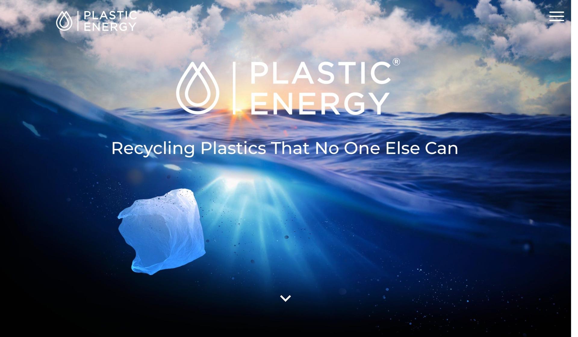 Plastic Energy-recycling website examples