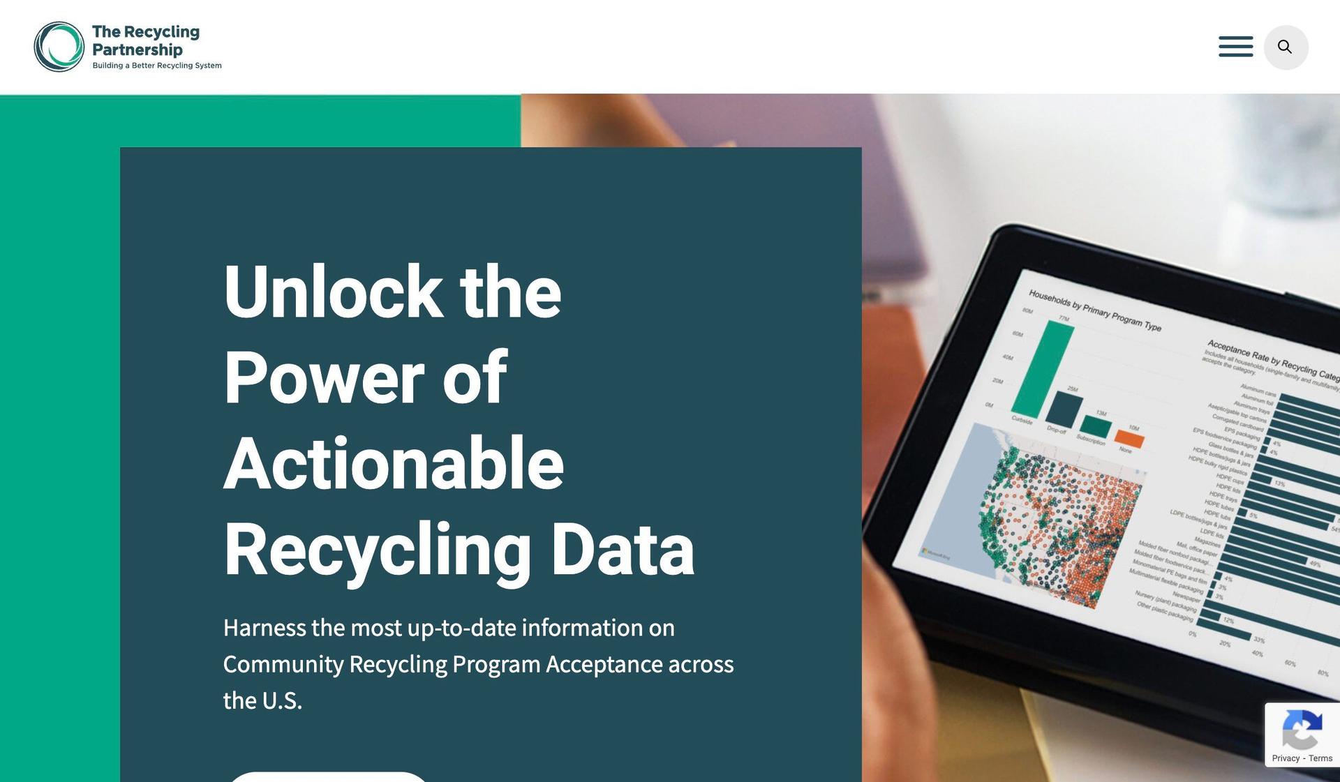 Recycling Partnership-recycling website examples