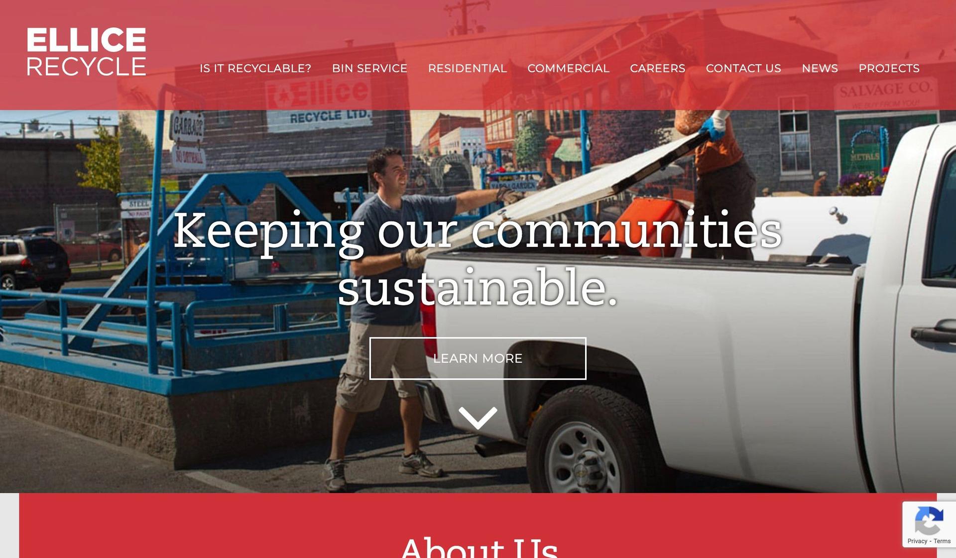 Ellice Recycle-recycling website examples
