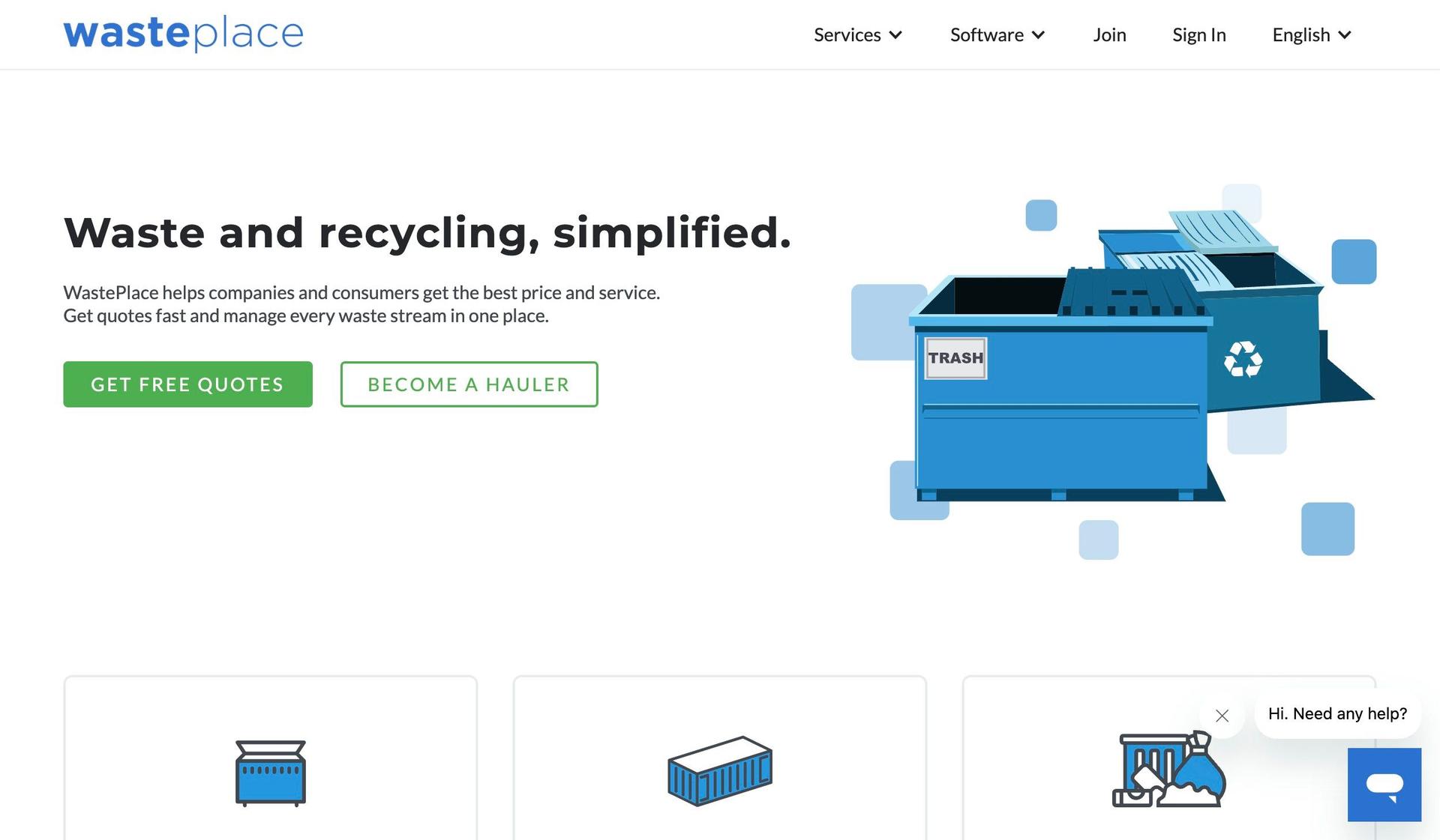 WastePlace-recycling website examples