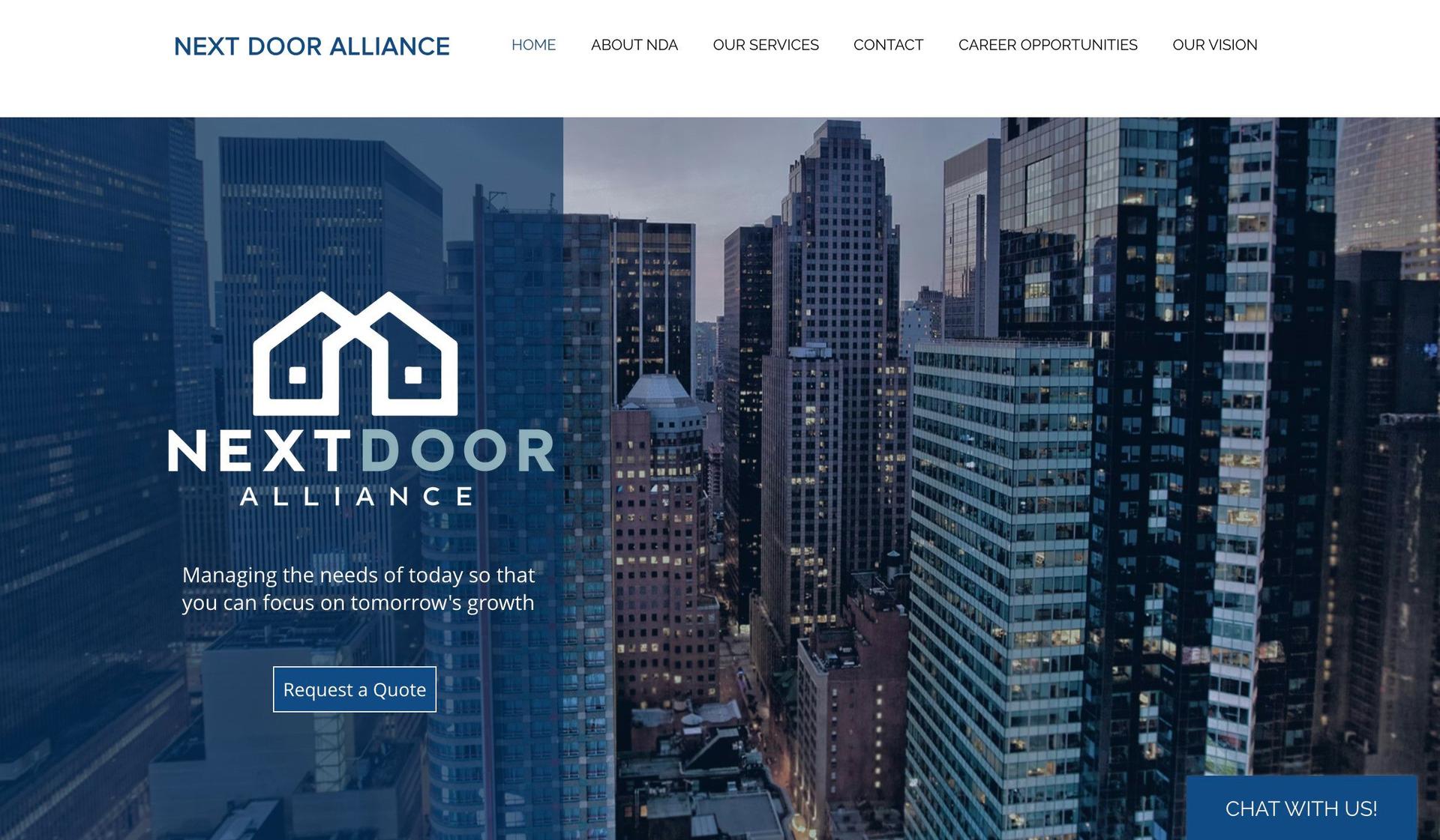 Next Door Alliance-property management websites