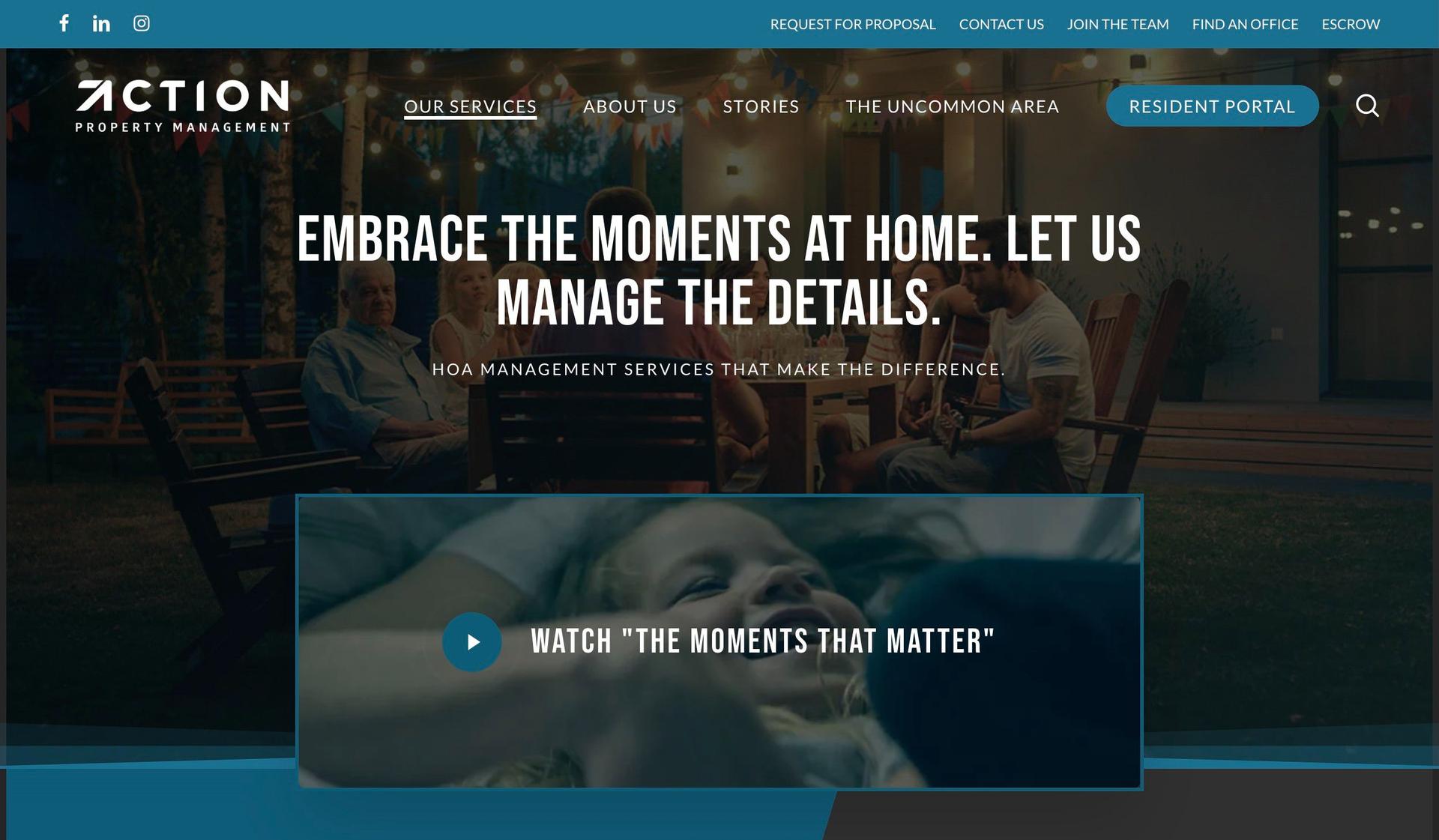 Action Life-property management websites