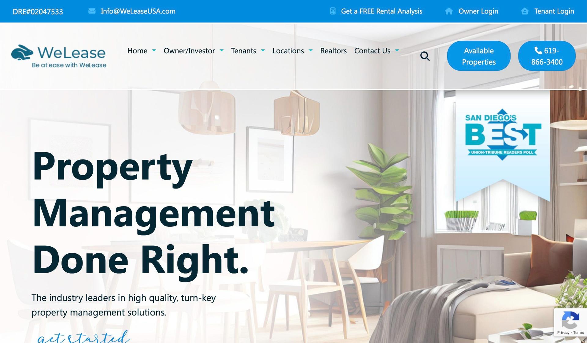 WeLease USA-property management websites