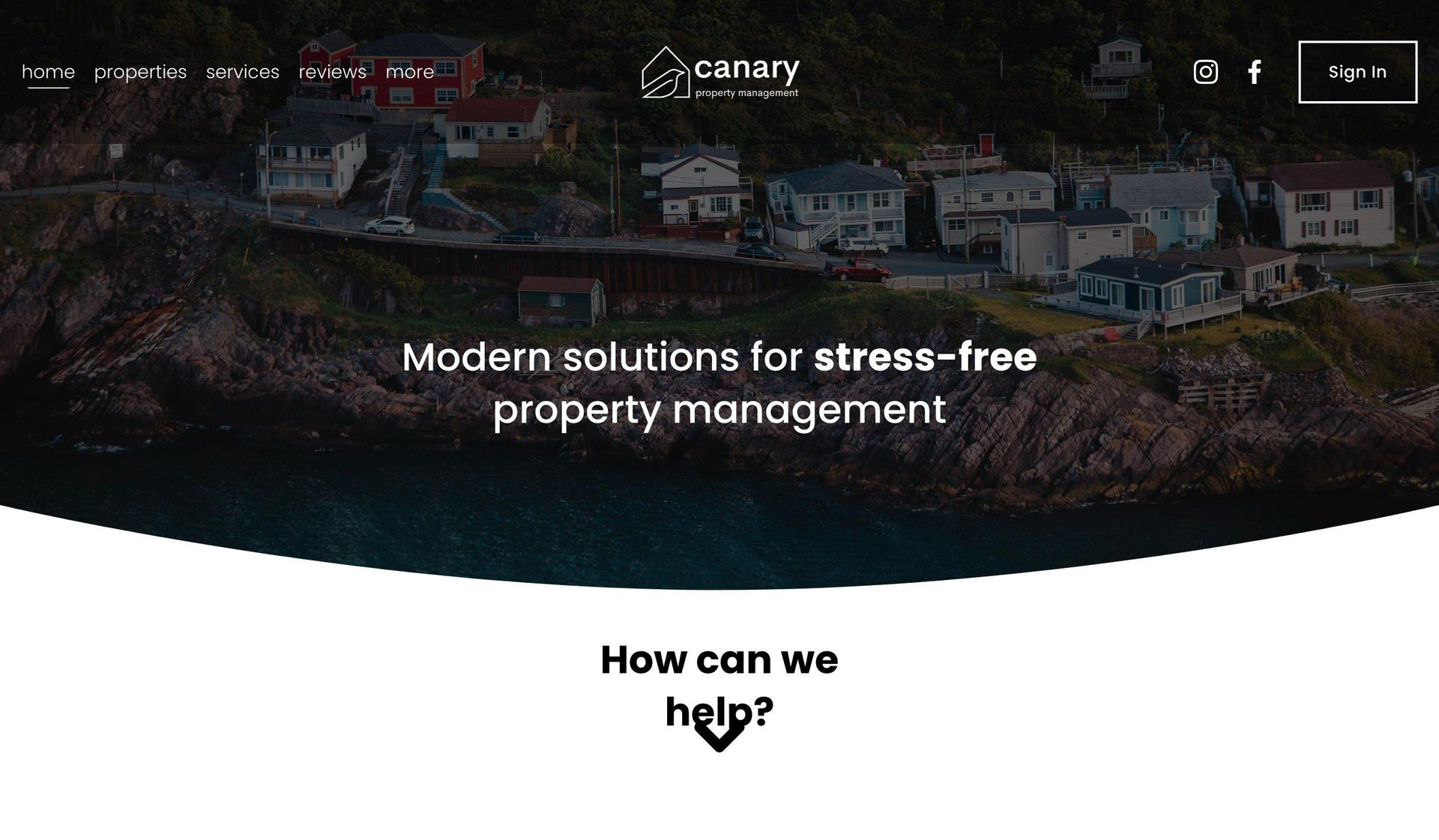 Canary Property Management-property management websites