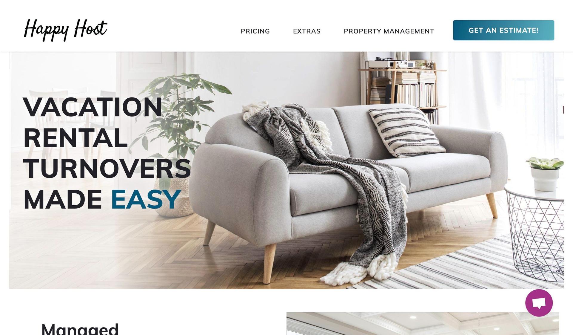 Happy Host-property management websites