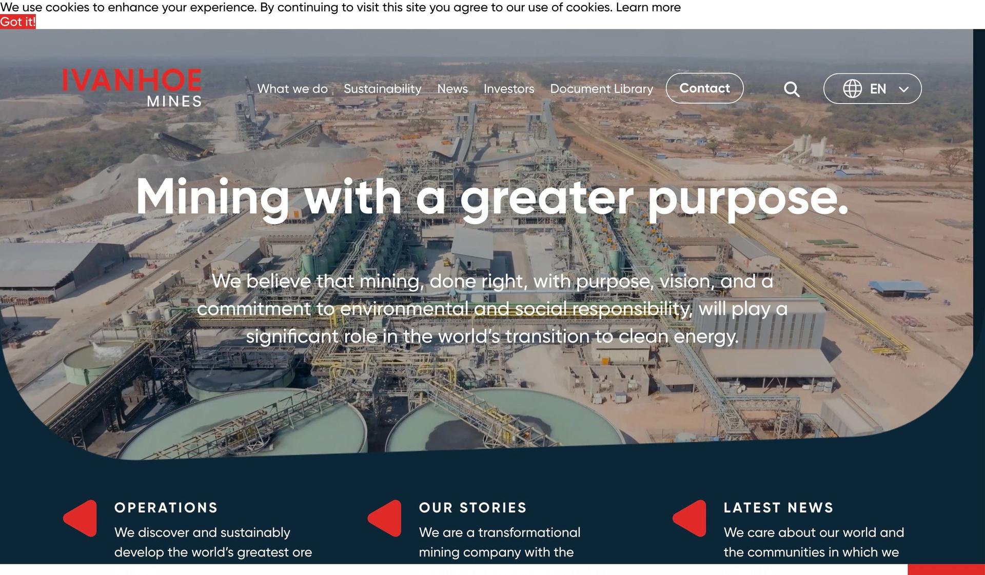 Ivanhoe Mines-+mining website examples+