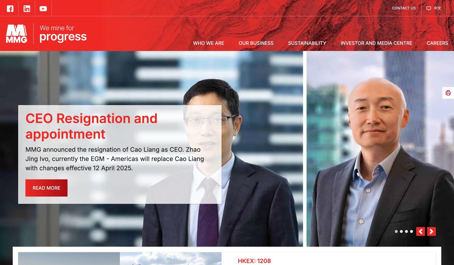 MMG Limited-+mining website examples+