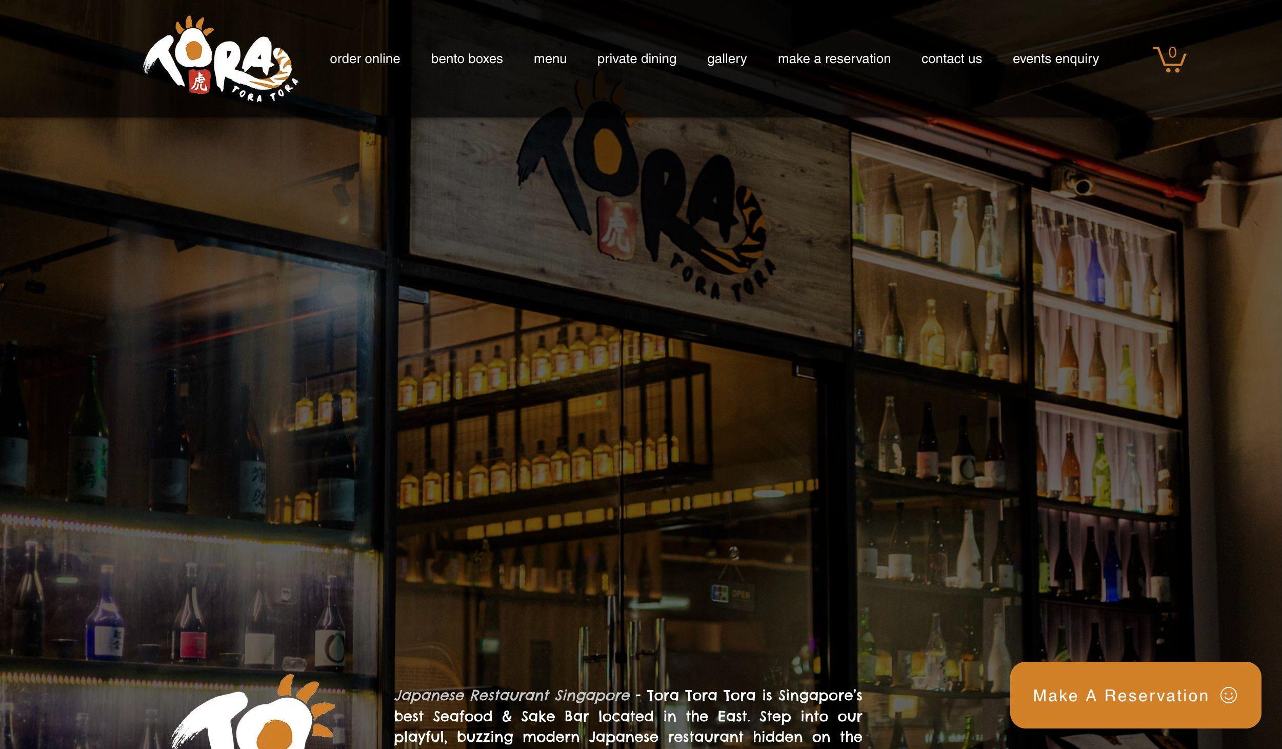 sushi restaurant websites