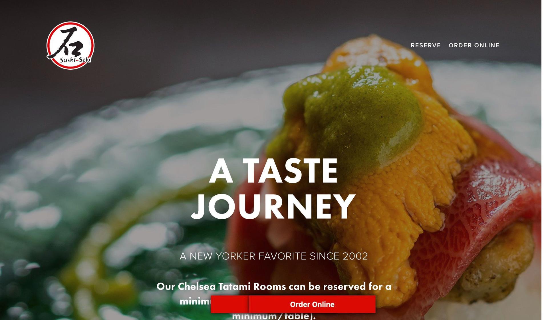 Sushi Seki-sushi restaurant websites