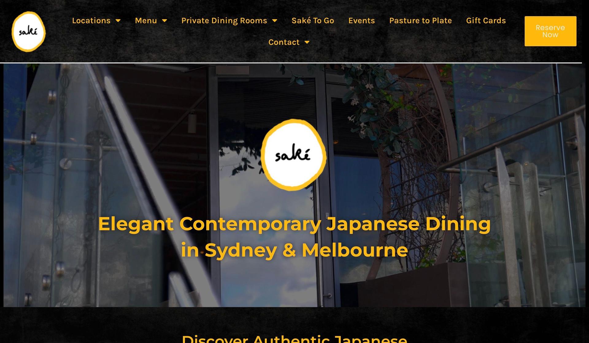 Sake Restaurant-sushi restaurant websites
