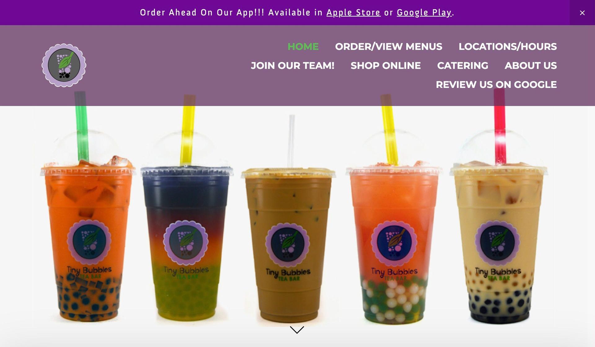 Tiny Bubble Tea Bar-bubble tea websites