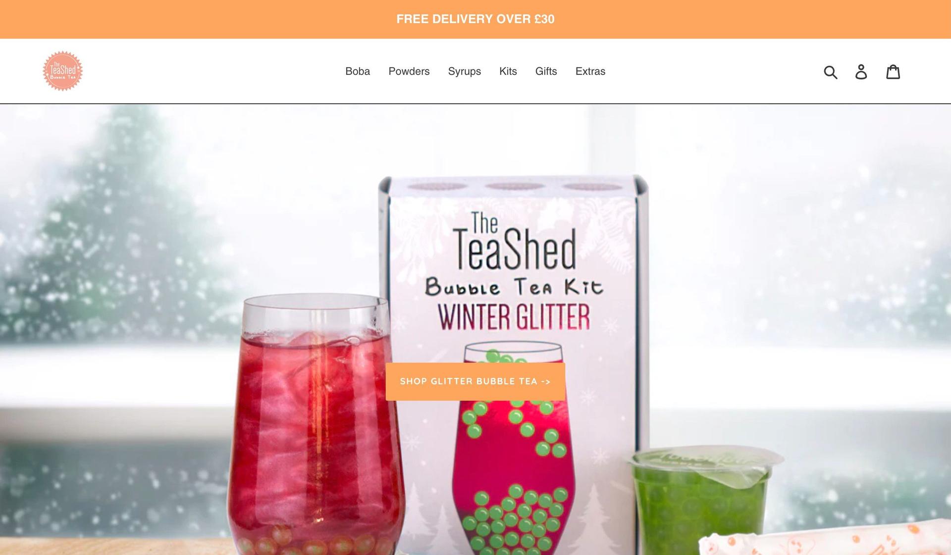 The TeaShed-bubble tea websites