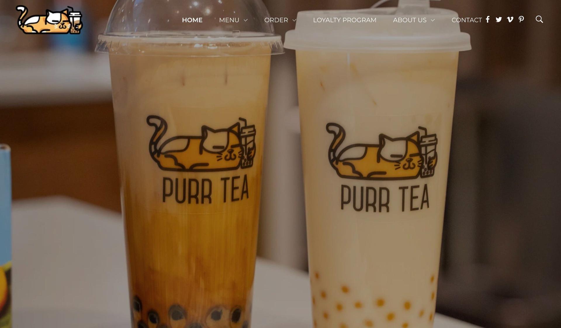 Purr Tea-bubble tea websites