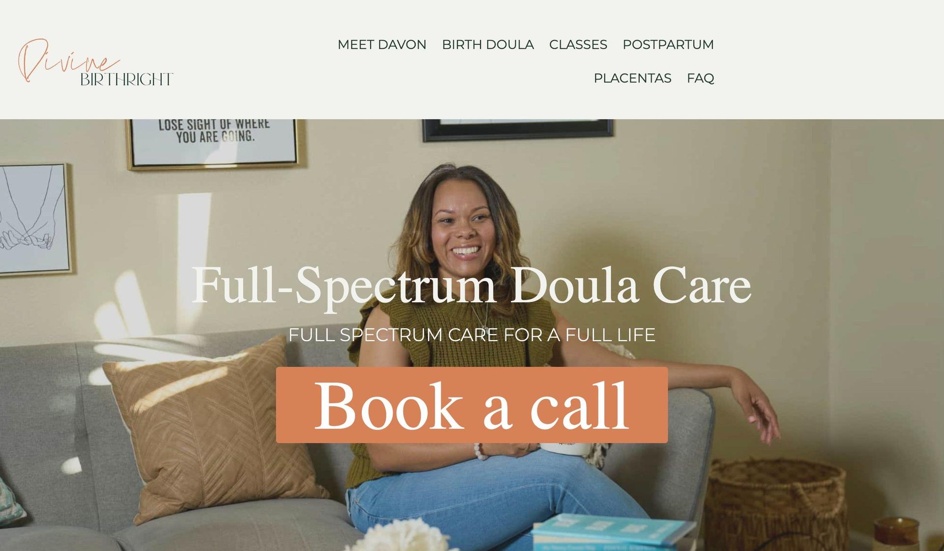 Divine Birthright-doula websites