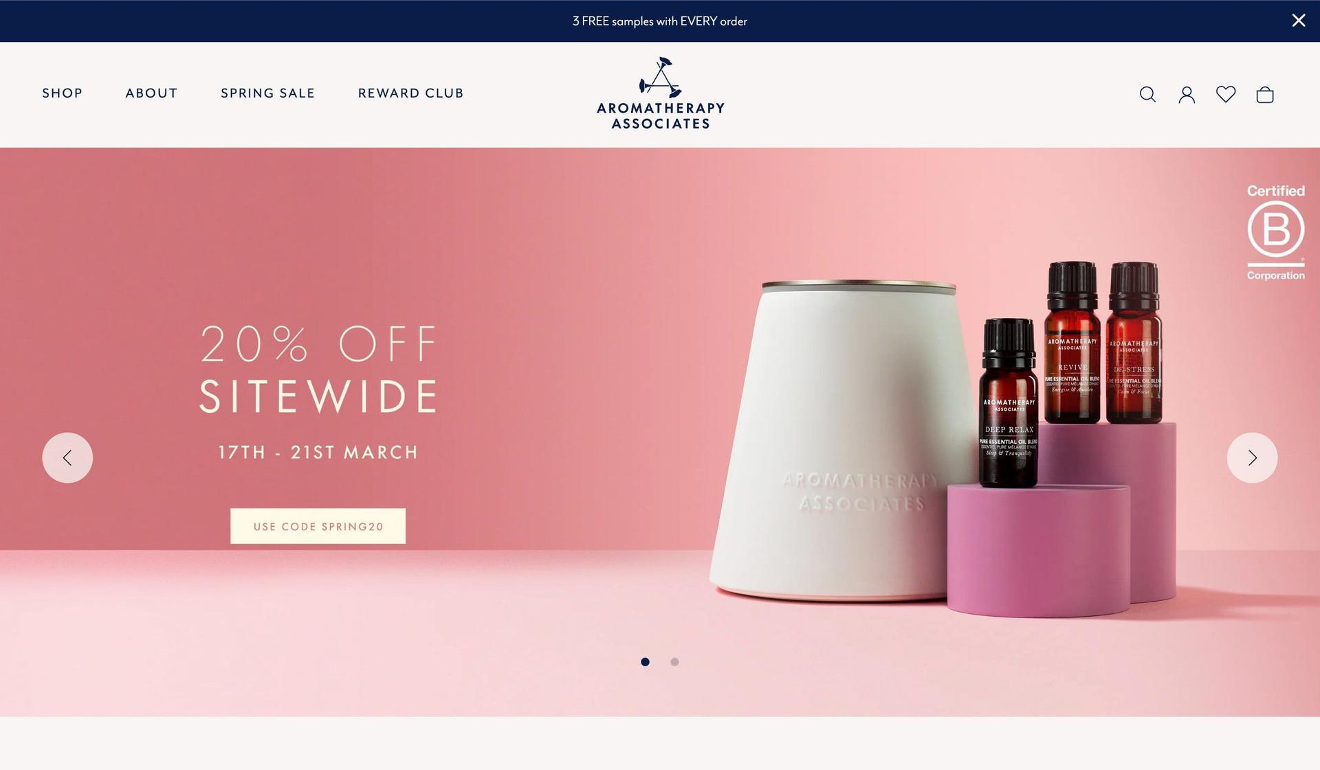 Aromatherapy Associates-aromatherapy websites