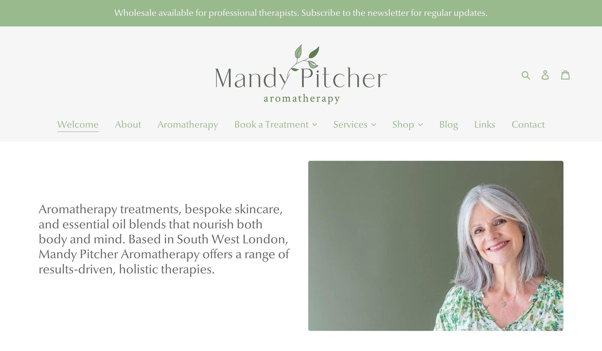 Mandy Pitcher-aromatherapy websites