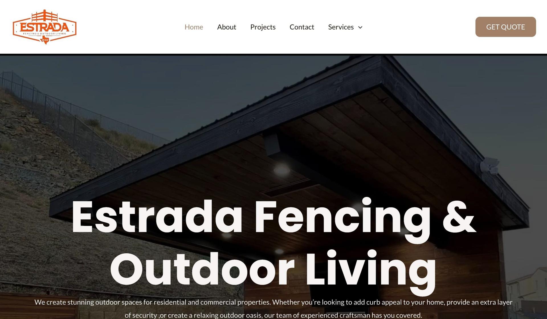 Estrada Fencing-fence company websites