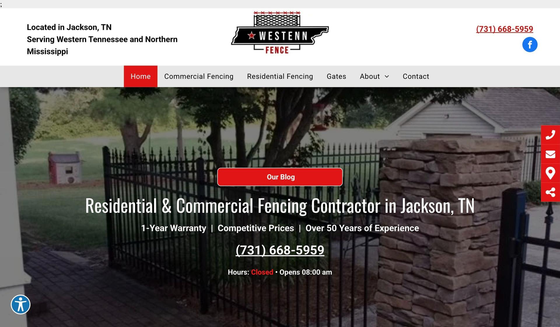 Westenn Fence-fence company websites