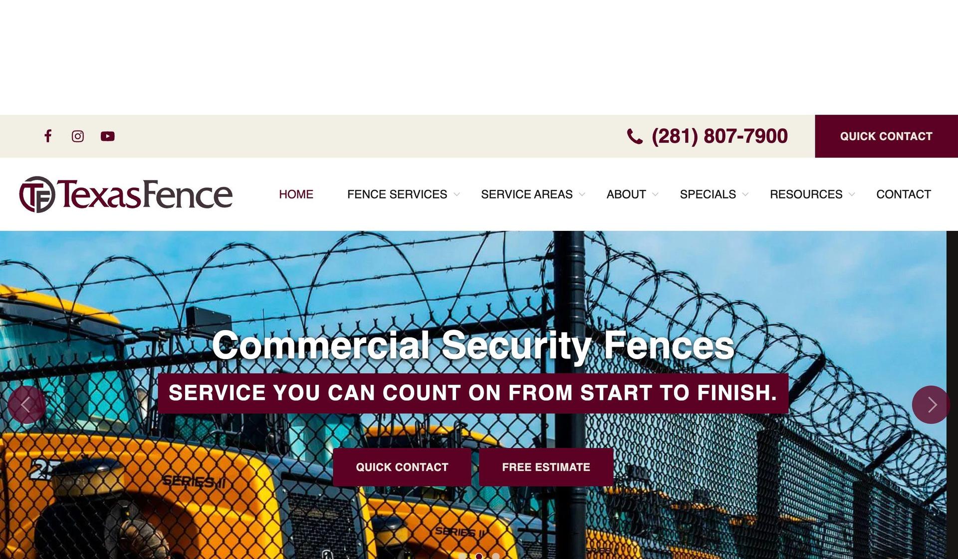 Texas Fence-fence company websites