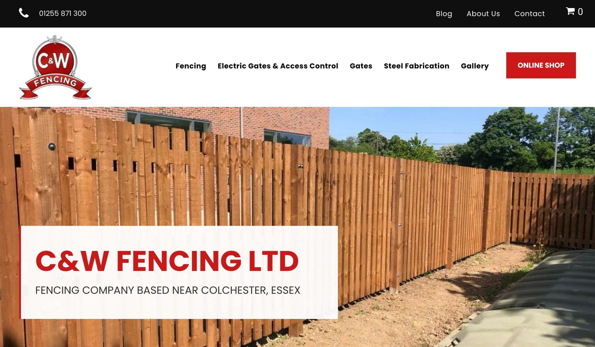 CW Fencing-fence company websites