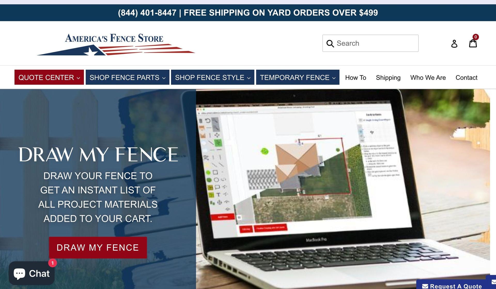 America's Fence Store-fence company websites