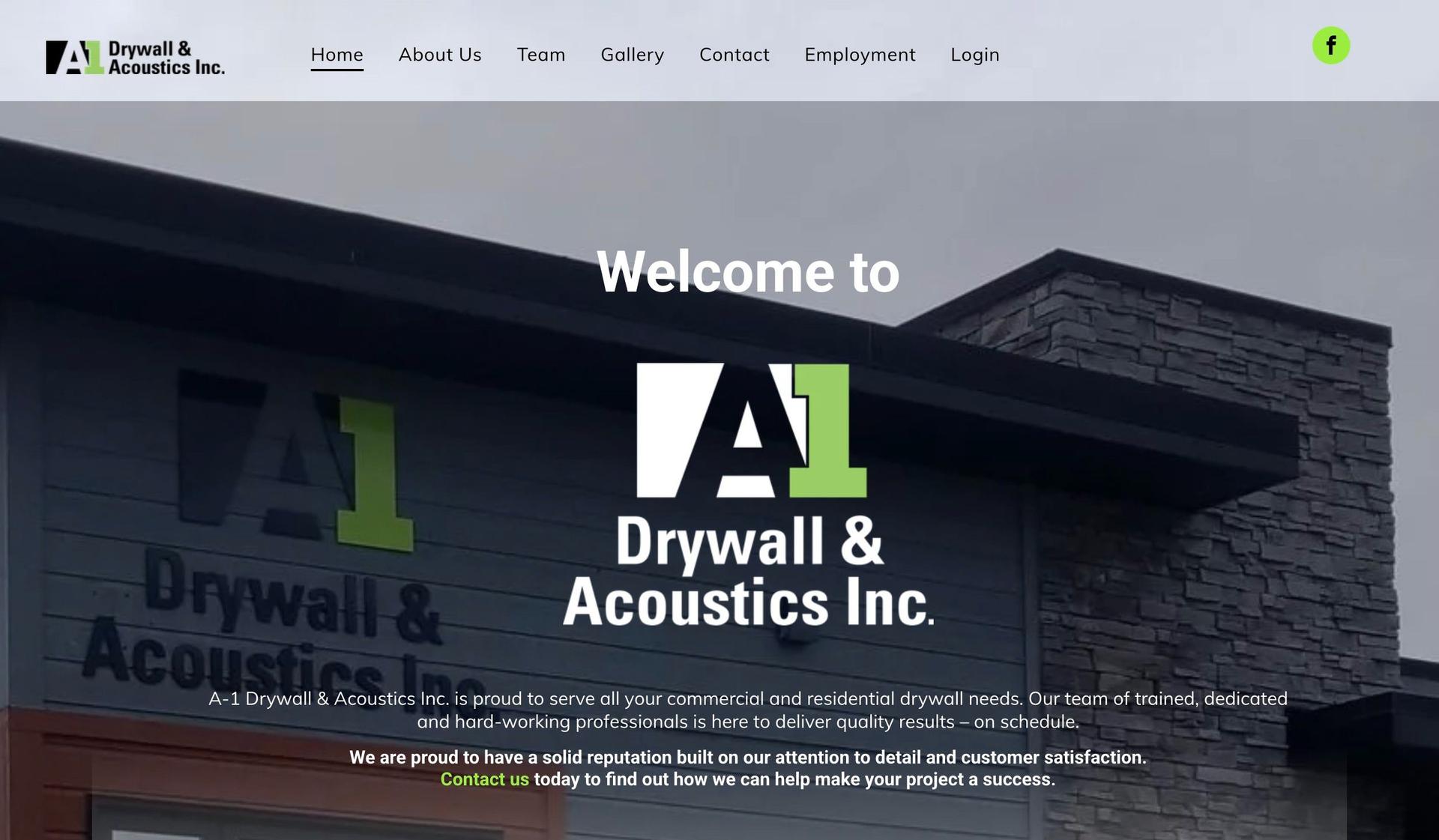 A1 Drywall-drywall company websites