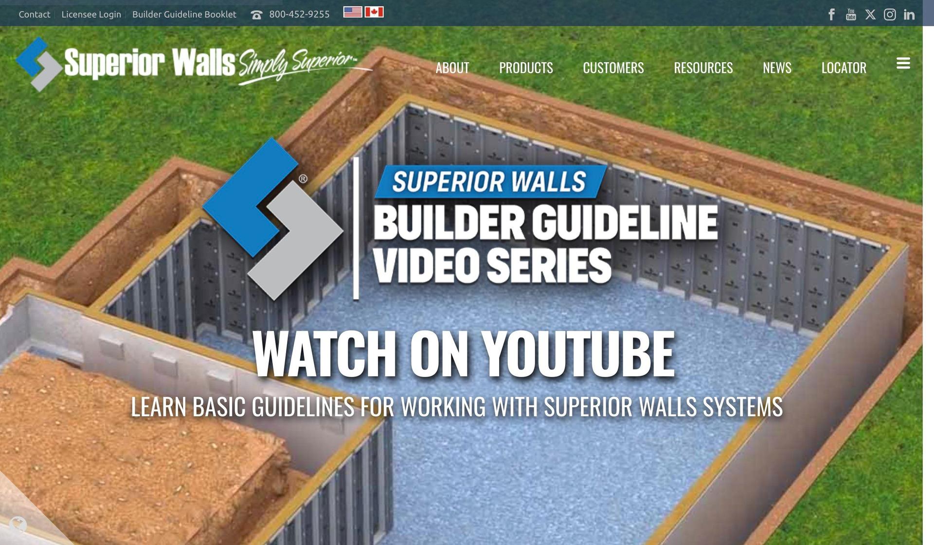 Superior Walls-drywall company websites