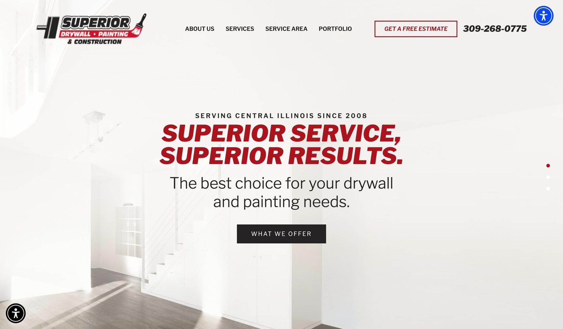 Superior Drywall-drywall company websites