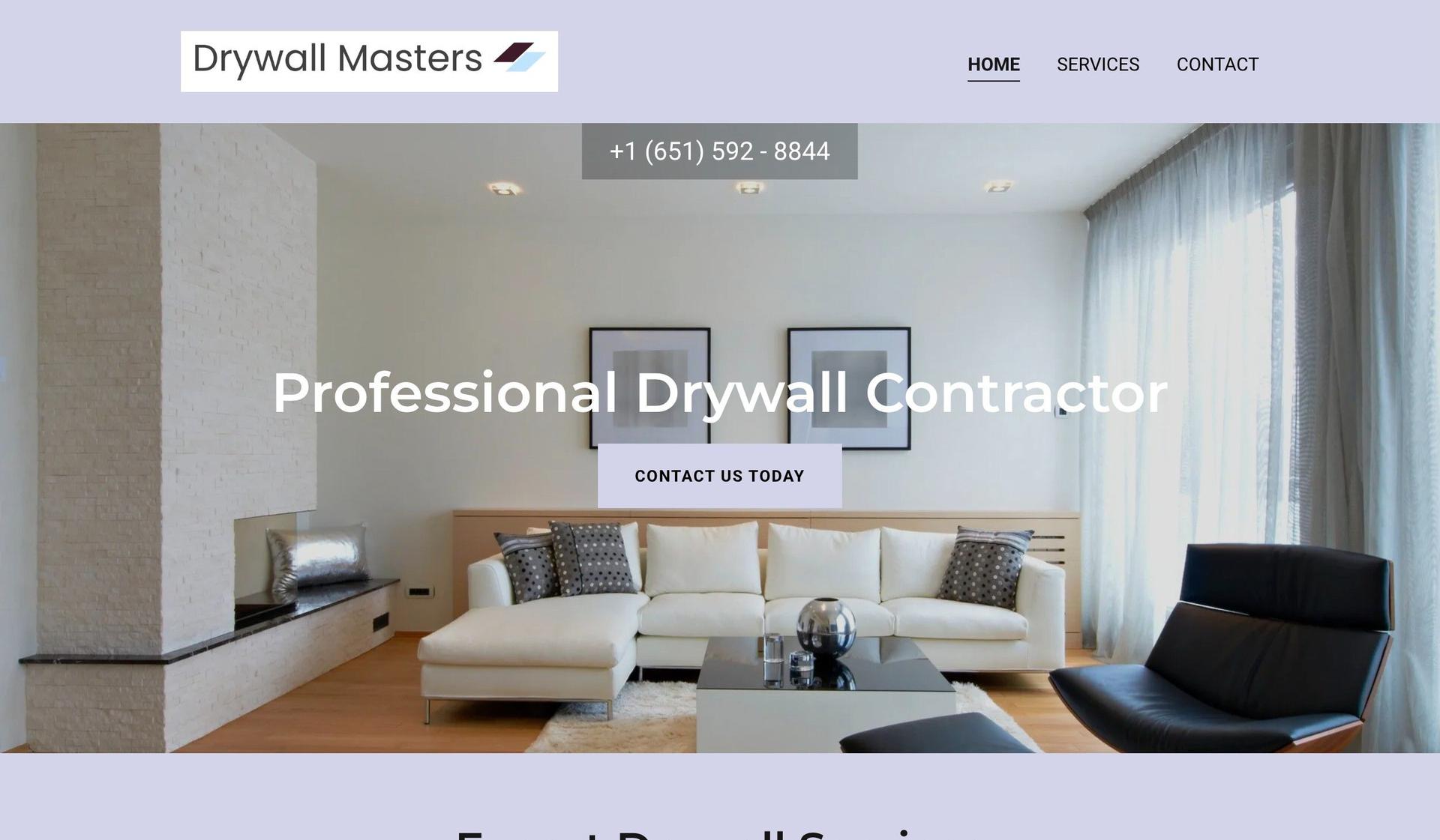 Drywall Masters-drywall company websites