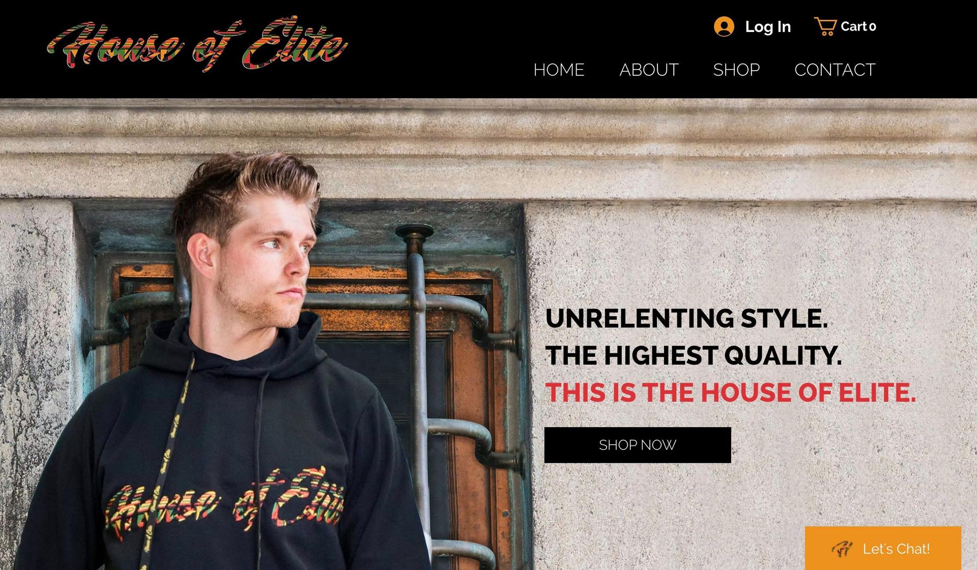 House of Elite Clothing-streetwear ecommerce websites