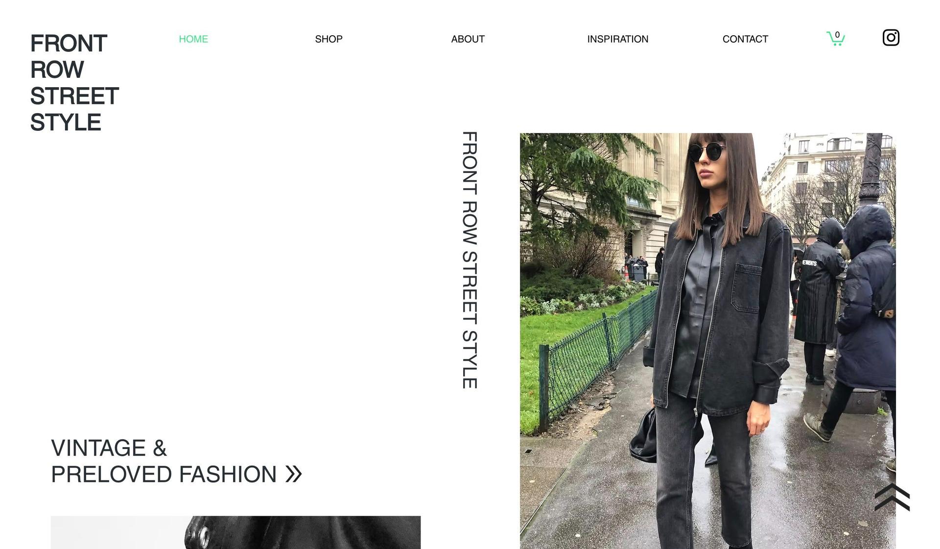 Front Row Street Style-streetwear ecommerce websites