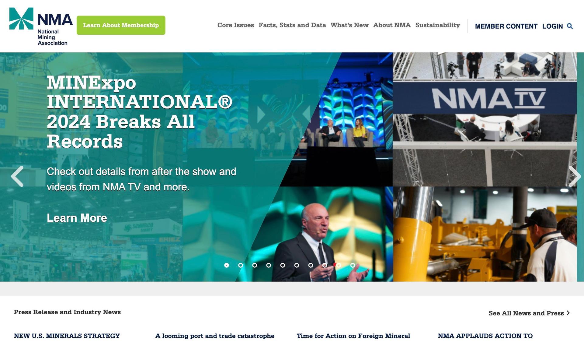 National Mining Association-+mining website examples+